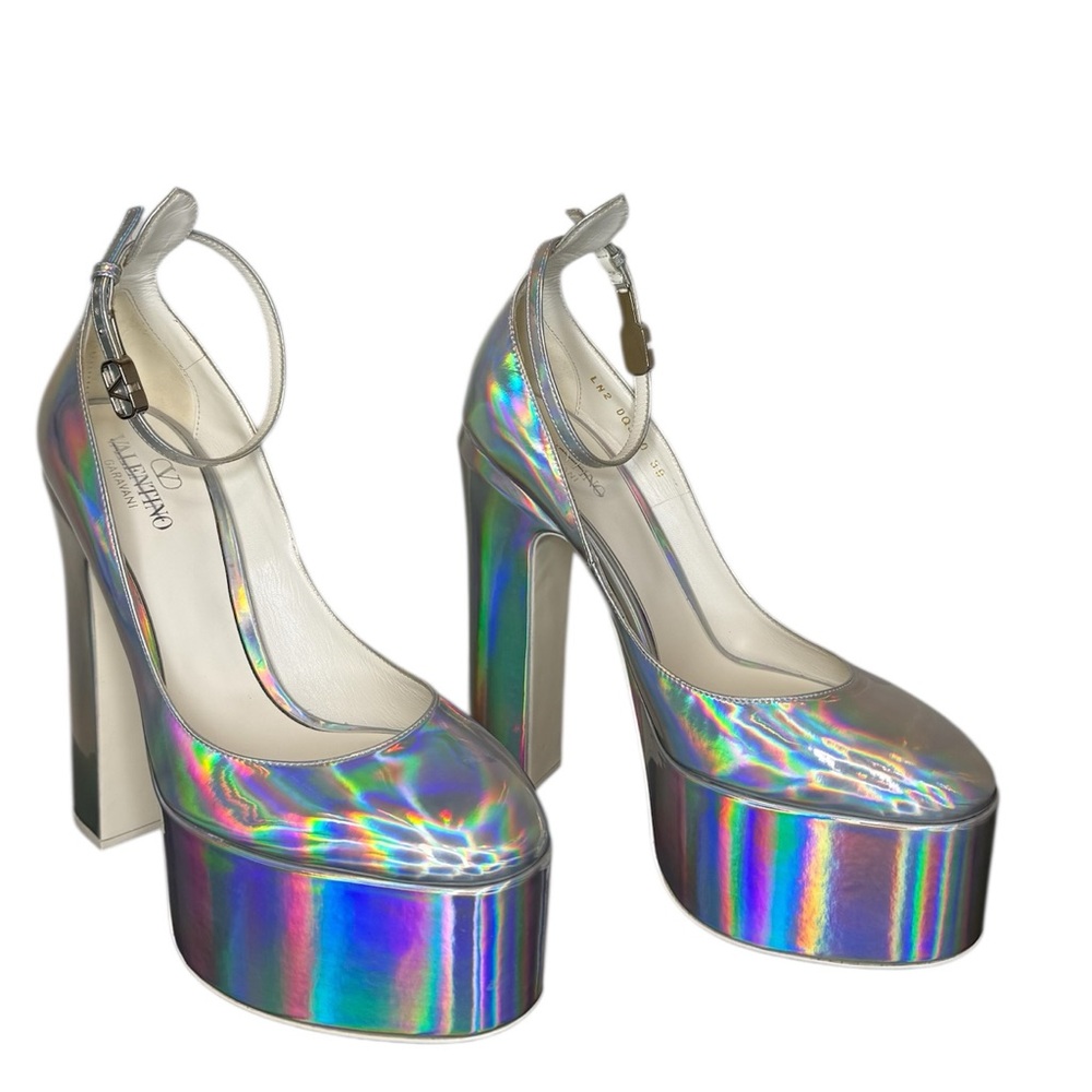 Valentino Garavani Iridescent Platform Heels